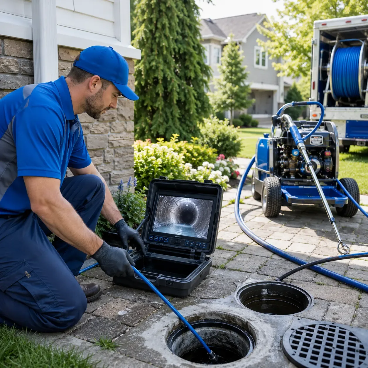 Outdoor drain cleaning professionals serving Rolling Meadows, IL